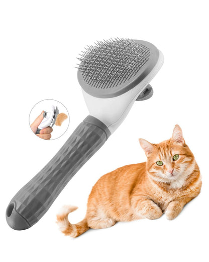 Cepillo Autolimpiante para Gatos y Perros – Limpia, relaja y reduce el estrés