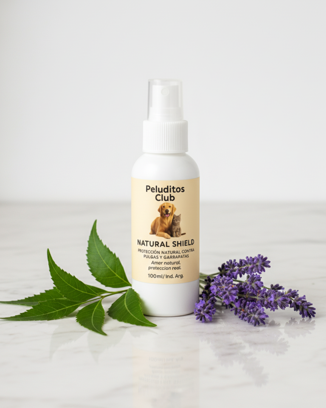 Natural Shield - Spray Natural Antipulgas y Garrapatas 100ml