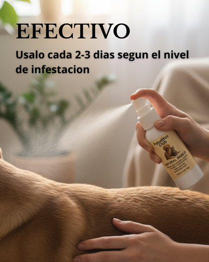 Natural Shield - Spray Natural Antipulgas y Garrapatas 100ml
